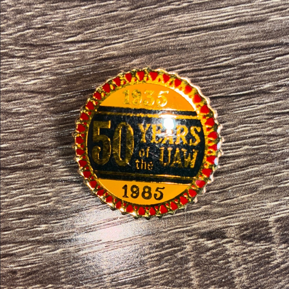50 Years of the UAW Commemorative Pin